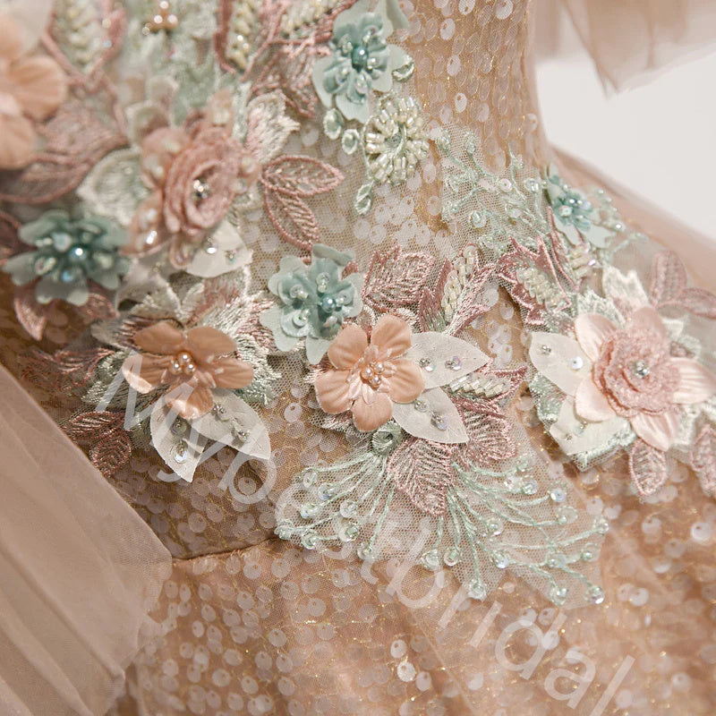 Elegant Sweetheart Off soulder A-line Long Prom Dress,PDS1101