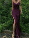 Sexy Jewel Sleeveless Side Slit Mermaid Long Prom Dress,PDS11530