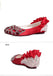 Fashion Sparkly Crystal Flat Heels Pointed Toe Rhinestone Wedding Bridal Shoes, SY0107