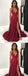 A-Line Spaghetti Straps Floor-Length Burgundy Prom Dress with Appliques,Evening Dresses,Party Dresses,PDY0331