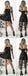 High Low Homecoming Dress with Ruffles, Spaghetti Straps Homecoming Dress, Black Lace Homecoming Dress,BDY0265