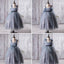 Dusty Blue Tulle Flower Girl Dresses, A-line Little Girl Dresses, Affordable Junior Bridesmaid Dresses, FGY0117