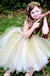 Green Satin Top Tulle Flower Girl Dresses, Cheap Popular Pixie Tutu Dresses,  FGY0124