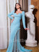 Elegant Sweetheart Long sleeves Mermaid Prom Dresses , PDS0356