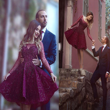 Popular red gorgeous elegant charming freshman formal homecoming prom gown dress, BDY0103