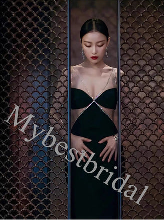 Sexy Sweetheart Sleeveless Mermaid Long Prom Dress,PDS1038