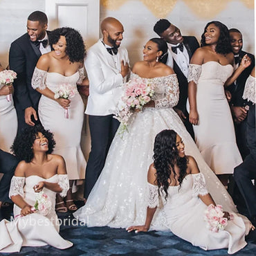 Sweetheart Off shoulder Elegant Simple Long Mermaid Dressess, BDS0290