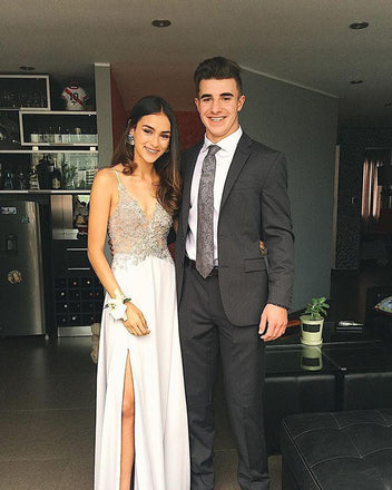 See through Spaghetti Straps Chiffon Evening Dresses ,Cheap Prom Dresses,PDY0610