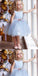 A-Line Knee Length Blue Tulle  Flower Girl Dress With Flowers,Cheap Flower Girl Dresses ,FGY0231