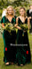 Simple Mermaid Mismatched Velvet Long Bridesmaid Dresses, BDS0153