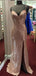 Shinning Mermiad V-neck Spaghetti Straps Evening Dresses ,Cheap Prom Dresses,PDY0611