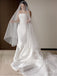 Simple Sweetheart Mermaid Open back Wedding Dresses, WDY0218