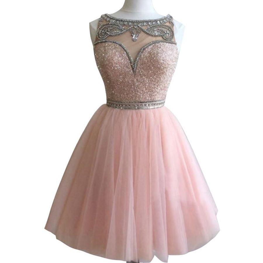 Dark pink Bateau gorgeous Stunning casual homecoming prom gown dresses, BDY0131