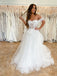 Simple Sweetheart Off-shoulder A-line Wedding Dresses, WDY0227