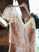 Elegant Cap sleeves Mermaid Lace applique Wedding Dresses,WDY0334