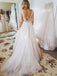 Sexy Backless Custom A-line Cheap Wedding Dresses Online, WDY0206