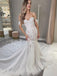 Charming Sweetheart Mermaid Lace Long Wedding Dresses Online, WDY0253