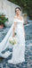 Elegant Off-shoulder Tulle A-line Long Wedding Dresses Online, WDS0088