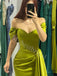 Elegant Off shoulder Sleeveless A-line Prom Dresses,PDS0823