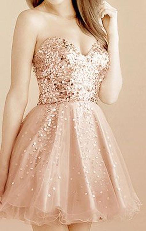 Gold Sequin sweetheart sparkly Rehearsal sweet 16 casual homecoming prom gowns dress,BDY0135