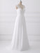 V Neck Lace Straps Simple Custom Cheap Beach Wedding Dresses, WDY0186