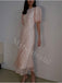 Elegant Strapless Half-sleeves A-line Prom Dresses,PDS0894