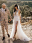 Sexy See Through White Tulle Wedding Dresses,Cheap Wedding Dresses, WDY0295