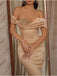 Elegant Off shoulder Sweetheart Mermaid Prom Dresses,PDS0881
