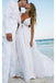 Unique Sexy Simple Casual Cheap White Beach Wedding Dresses, WDY0178