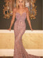 A-line Sleeveless Tulle Sequins  Beading long elegant Prom Dresses, Fashion Gown. PDY0171