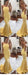 Mermaid Halter Sleeveless Backless Yellow Satin Prom Dress,Cheap Prom Dress,PDY0395