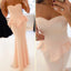 Popular Sweetheart Mermaid Soft Satin Cheap Long Prom Dresses, BG0222