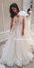 Charming One-shoulder A-line Tulle Wedding Dresses Online, WDY0247