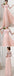 Most Popular Junior Half Sleeve Top Seen-Through Lace Prom Dress Blush Pink Long Bridesmaid Dresses, WGY0271