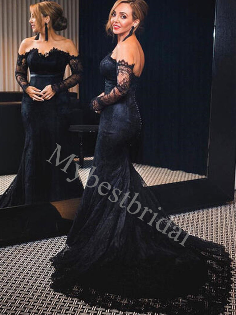 Sexy Off shoulder Sweetheart Mermaid Prom Dresses,PDS0912