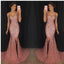 Mermaid Sleeveless V-Neck Tulle Rhinestone Gorgeous Formal Dress Evening Dress,Prom Dresses,PDY0207