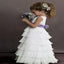 Sweet Beginnings Tiered Chiffon Flower Girls Dress , Bridesmaid Princess Dress Ballgown,FGY0143