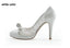 High Heels Pointed Toe White Lace Sexy Wedding Bridal Shoes, SY0118