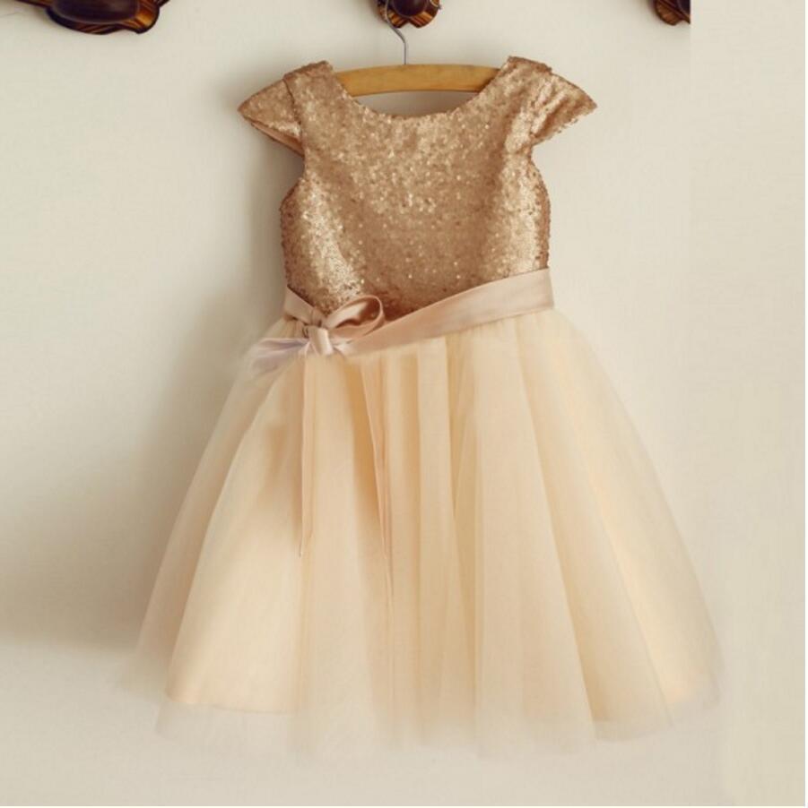 Cap Sleeve Round Neck Tulle Flower Girl Dresses, Popular Little Girl Dresses, FGY0107