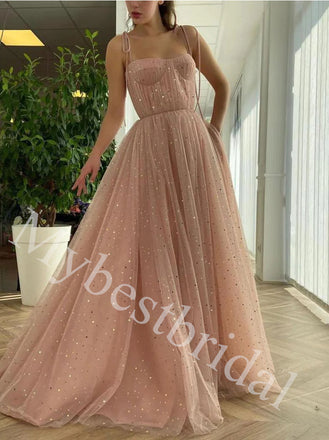Elegant Strapless Sleeveless A-line Long Prom Dress,PDS1056