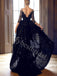 Elegant Off shoulder High-low A-line Prom Dresses,PDS0848