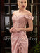 Elegant Sweetheart Off shoulder Side slit Sheath Prom Dresses, PDS0533