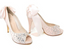 Pink Crystal High Heels Pointed Toe Rhinestone Wedding Bridal Shoes, SY0126