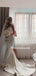 Charming Spaghetti Strap Sleeveless Mermaid Long Wedding Dresses, WDS0076