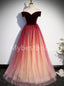 Elegant Sweetheart Off shoulder A-line Prom Dresses, PDS0502