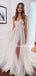 Elegant Lace Appliques A-line Off-shoulder Simple Wedding Party Dresses, PDY0154