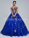 Elegant Off shoulder Sleeveless A-line Prom Dresses,PDS0520