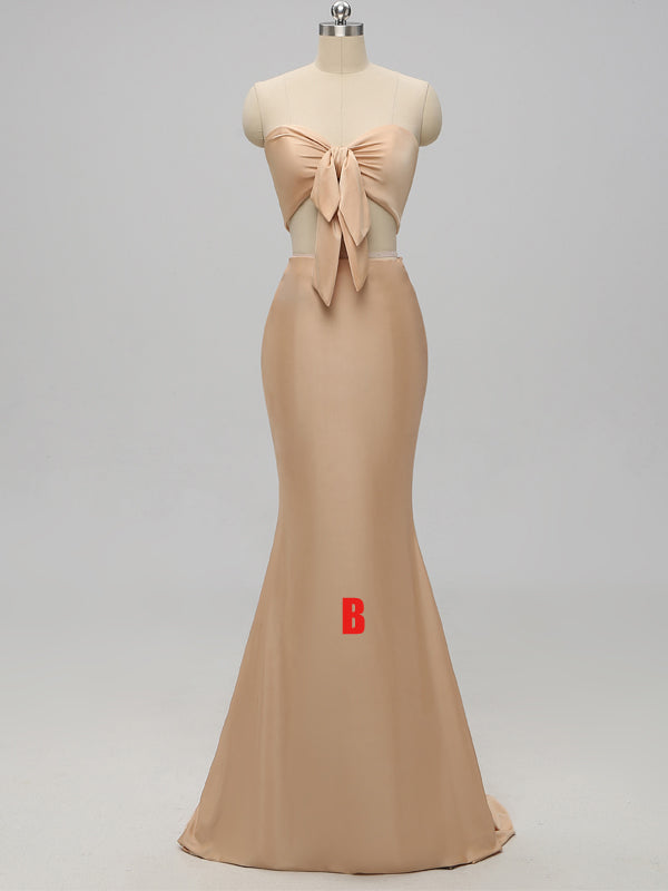 V-neck Side Slit Long Gold Bridesmaid Dresses,Sexy Bridesmaid Dresses, mybestbridal V-neck Side Slit Long Gold Bridesmaid Dresses,Sexy Bridesmaid Dresses, mybestbridal
