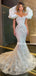 New Arrival Lace Mermaid Long Cheap Wedding Dresses, WDS0008