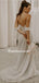 Gorgerous Off-shoulder A-line Lace Simple Wedding Dresses. WDS0093